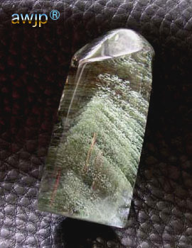 水晶 グリーンファントムピラミッド ポイントクォーツ PO-001-4