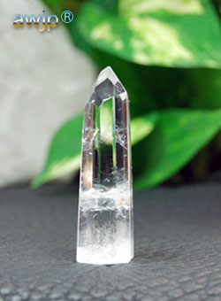水晶 ポイントクォーツ (六角柱) PO-011-2