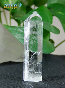 水晶 ポイントクォーツ (六角柱) PO-014-1