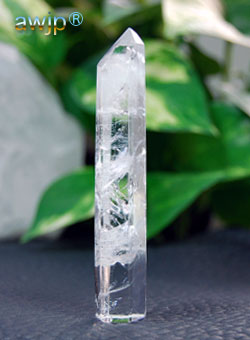 水晶 ポイントクォーツ (六角柱) po-019-2