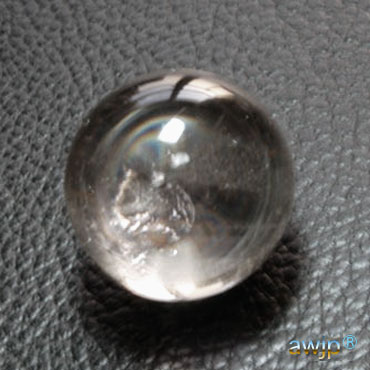 レインボー水晶丸玉・天然水晶丸玉(玉-球) q-08/03