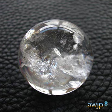 レインボー水晶丸玉・天然水晶丸玉(玉-球) 47ミリ玉 Q-08-10